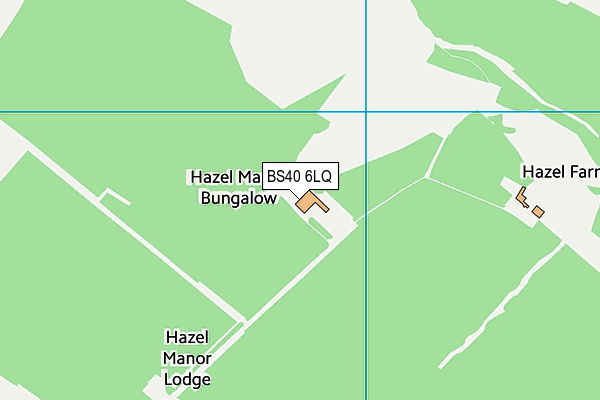 BS40 6LQ map - OS VectorMap District (Ordnance Survey) BS40 6LQ map - OS VectorMap District (Ordnance Survey)