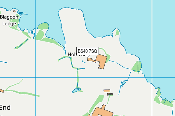 BS40 7SQ map - OS VectorMap District (Ordnance Survey) BS40 7SQ map - OS VectorMap District (Ordnance Survey)