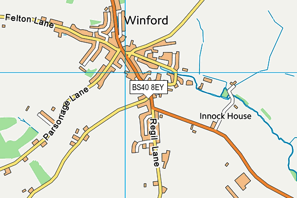 BS40 8EY map - OS VectorMap District (Ordnance Survey) BS40 8EY map - OS VectorMap District (Ordnance Survey)