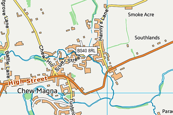 BS40 8RL map - OS VectorMap District (Ordnance Survey)
