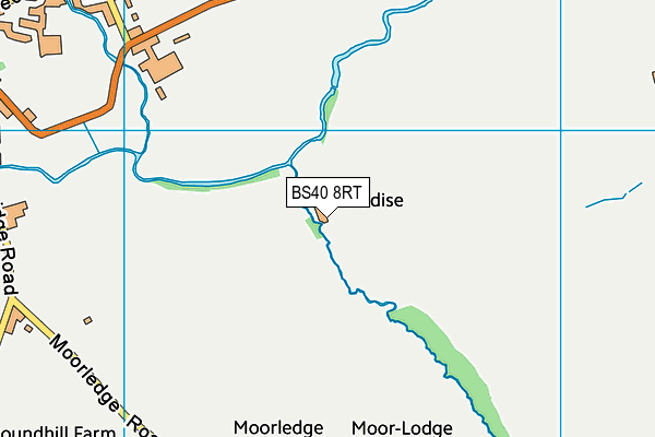 BS40 8RT map - OS VectorMap District (Ordnance Survey)