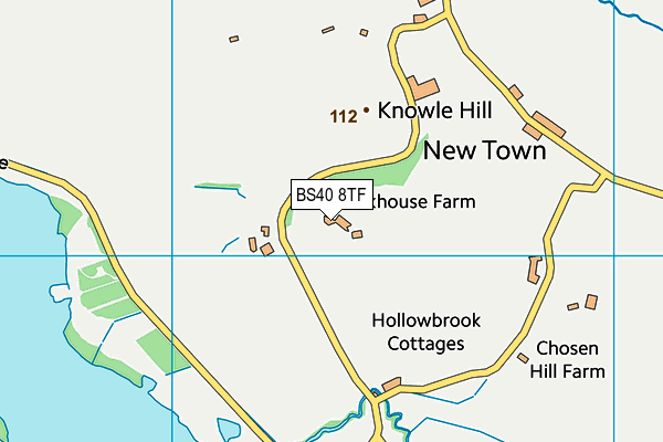 BS40 8TF map - OS VectorMap District (Ordnance Survey) BS40 8TF map - OS VectorMap District (Ordnance Survey)