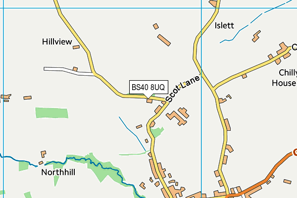 BS40 8UQ map - OS VectorMap District (Ordnance Survey) BS40 8UQ map - OS VectorMap District (Ordnance Survey)