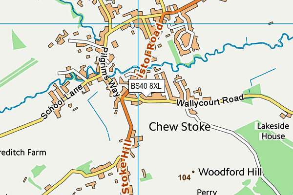 BS40 8XL map - OS VectorMap District (Ordnance Survey) BS40 8XL map - OS VectorMap District (Ordnance Survey)