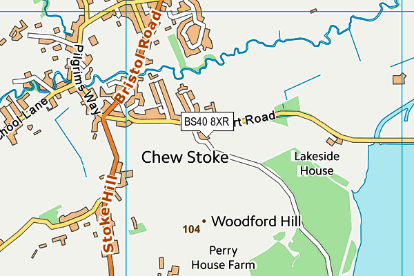 BS40 8XR map - OS VectorMap District (Ordnance Survey) BS40 8XR map - OS VectorMap District (Ordnance Survey)