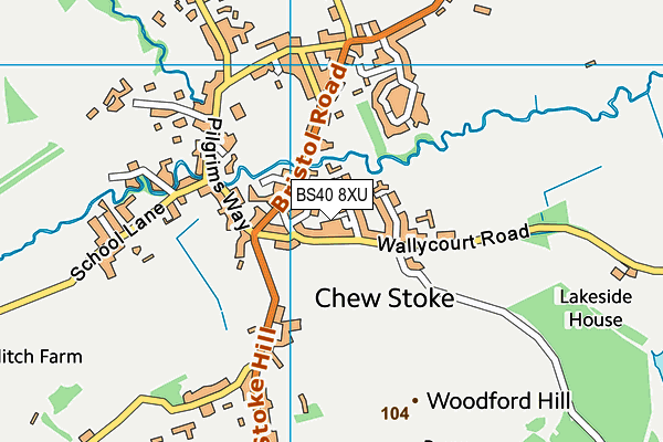 BS40 8XU map - OS VectorMap District (Ordnance Survey) BS40 8XU map - OS VectorMap District (Ordnance Survey)