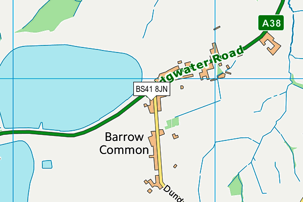 BS41 8JN map - OS VectorMap District (Ordnance Survey) BS41 8JN map - OS VectorMap District (Ordnance Survey)