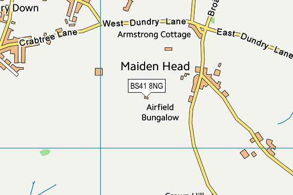 BS41 8NG map - OS VectorMap District (Ordnance Survey) BS41 8NG map - OS VectorMap District (Ordnance Survey)