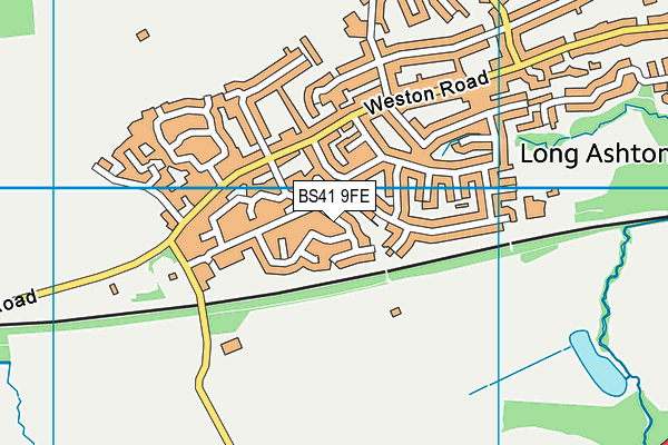 BS41 9FE map - OS VectorMap District (Ordnance Survey) BS41 9FE map - OS VectorMap District (Ordnance Survey)