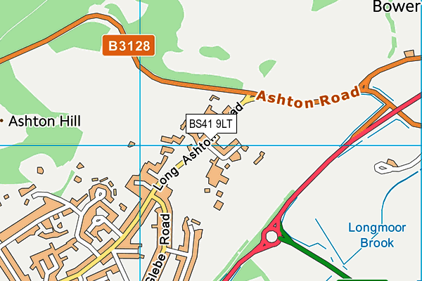 BS41 9LT map - OS VectorMap District (Ordnance Survey) BS41 9LT map - OS VectorMap District (Ordnance Survey)