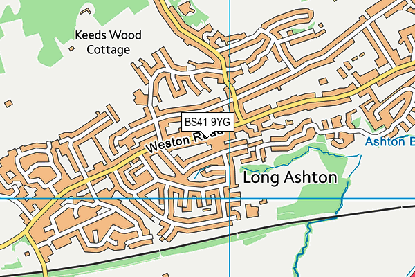 BS41 9YG map - OS VectorMap District (Ordnance Survey) BS41 9YG map - OS VectorMap District (Ordnance Survey)