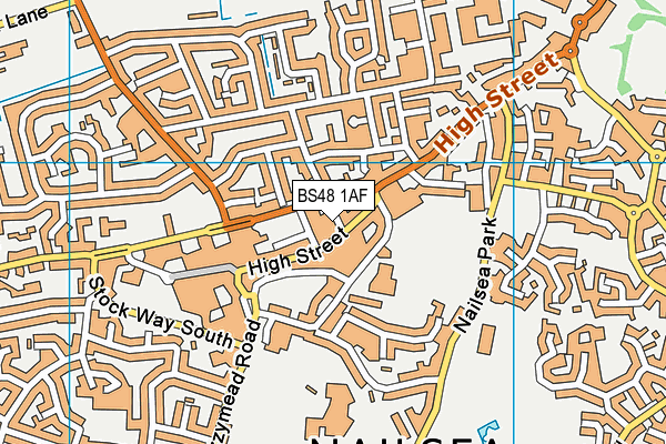 BS48 1AF map - OS VectorMap District (Ordnance Survey) BS48 1AF map - OS VectorMap District (Ordnance Survey)