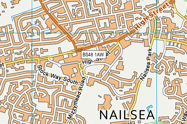 BS48 1AW map - OS VectorMap District (Ordnance Survey) BS48 1AW map - OS VectorMap District (Ordnance Survey)