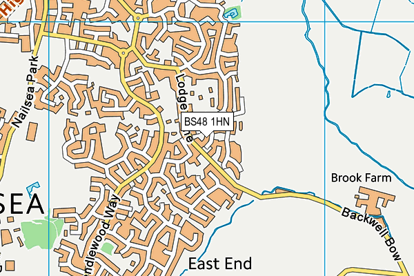 BS48 1HN map - OS VectorMap District (Ordnance Survey) BS48 1HN map - OS VectorMap District (Ordnance Survey)