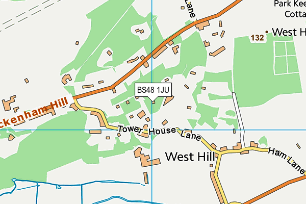 BS48 1JU map - OS VectorMap District (Ordnance Survey) BS48 1JU map - OS VectorMap District (Ordnance Survey)