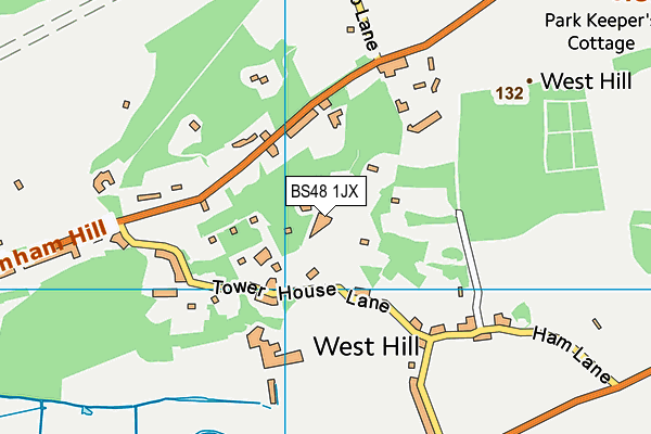 BS48 1JX map - OS VectorMap District (Ordnance Survey) BS48 1JX map - OS VectorMap District (Ordnance Survey)
