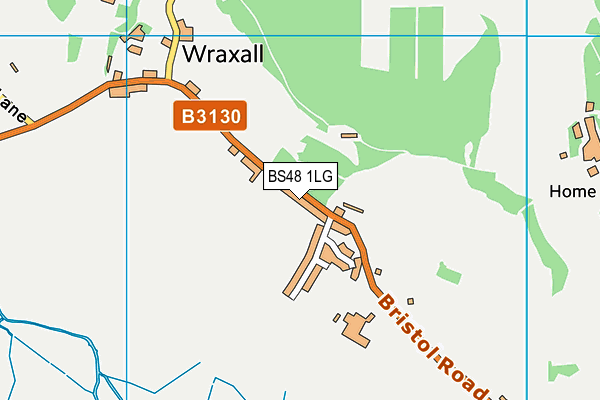 BS48 1LG map - OS VectorMap District (Ordnance Survey) BS48 1LG map - OS VectorMap District (Ordnance Survey)