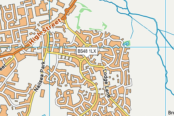 BS48 1LX map - OS VectorMap District (Ordnance Survey)