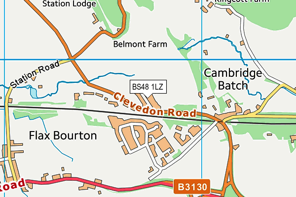 BS48 1LZ map - OS VectorMap District (Ordnance Survey) BS48 1LZ map - OS VectorMap District (Ordnance Survey)