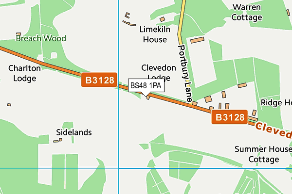 BS48 1PA map - OS VectorMap District (Ordnance Survey) BS48 1PA map - OS VectorMap District (Ordnance Survey)