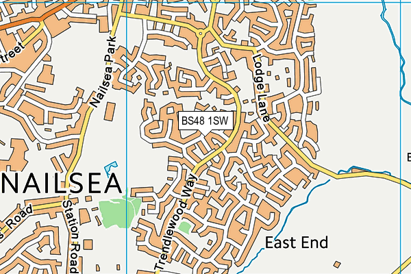 BS48 1SW map - OS VectorMap District (Ordnance Survey) BS48 1SW map - OS VectorMap District (Ordnance Survey)