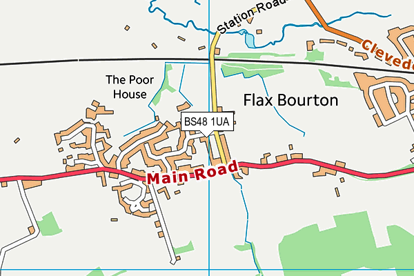 BS48 1UA map - OS VectorMap District (Ordnance Survey)
