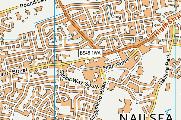 BS48 1WA map - OS VectorMap District (Ordnance Survey) BS48 1WA map - OS VectorMap District (Ordnance Survey)