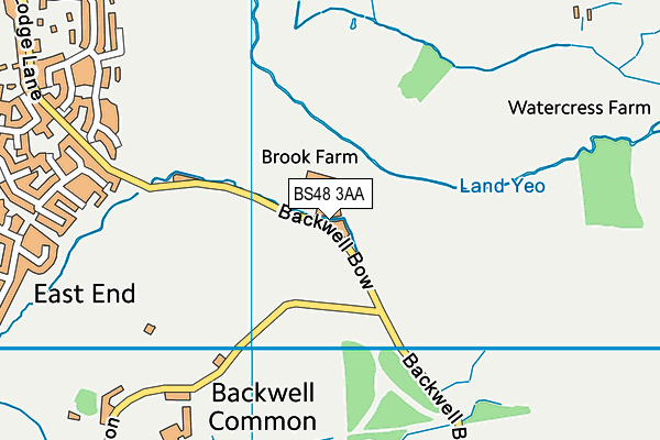 BS48 3AA map - OS VectorMap District (Ordnance Survey) BS48 3AA map - OS VectorMap District (Ordnance Survey)