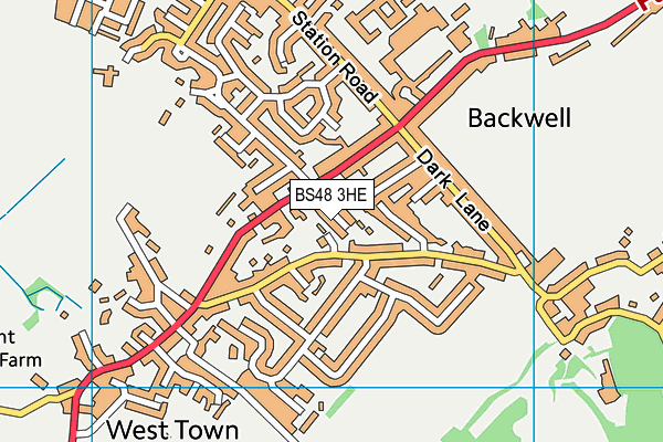 BS48 3HE map - OS VectorMap District (Ordnance Survey) BS48 3HE map - OS VectorMap District (Ordnance Survey)