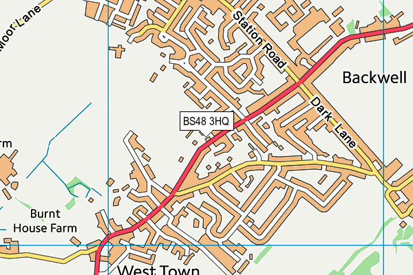 BS48 3HQ map - OS VectorMap District (Ordnance Survey) BS48 3HQ map - OS VectorMap District (Ordnance Survey)