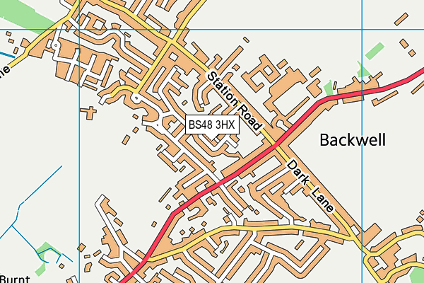 BS48 3HX map - OS VectorMap District (Ordnance Survey) BS48 3HX map - OS VectorMap District (Ordnance Survey)
