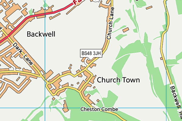 BS48 3JH map - OS VectorMap District (Ordnance Survey)