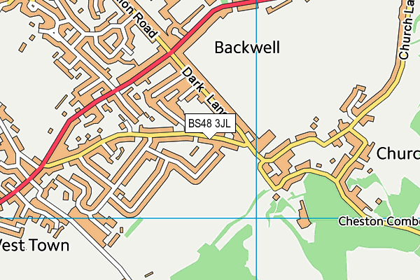 BS48 3JL map - OS VectorMap District (Ordnance Survey) BS48 3JL map - OS VectorMap District (Ordnance Survey)
