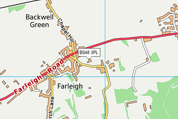 BS48 3PL map - OS VectorMap District (Ordnance Survey)