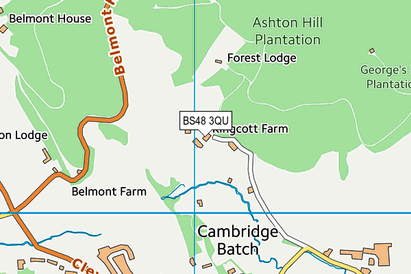 BS48 3QU map - OS VectorMap District (Ordnance Survey) BS48 3QU map - OS VectorMap District (Ordnance Survey)