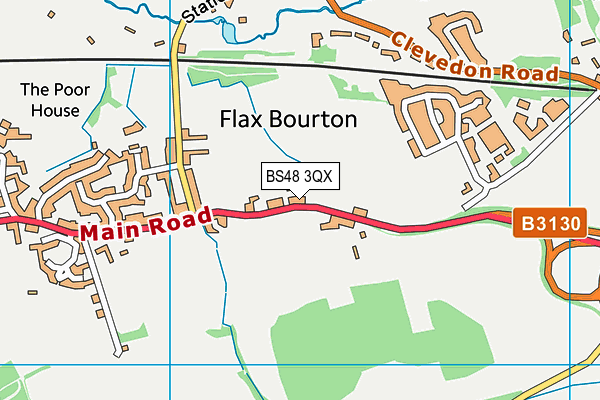 BS48 3QX map - OS VectorMap District (Ordnance Survey) BS48 3QX map - OS VectorMap District (Ordnance Survey)