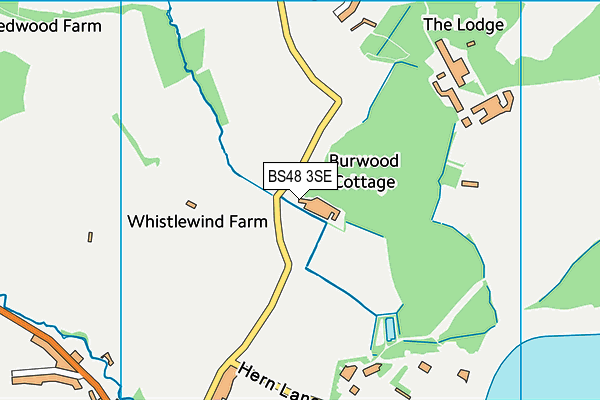 BS48 3SE map - OS VectorMap District (Ordnance Survey)
