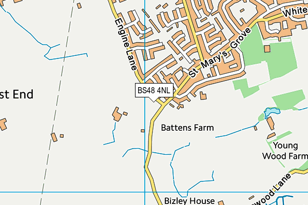 BS48 4NL map - OS VectorMap District (Ordnance Survey) BS48 4NL map - OS VectorMap District (Ordnance Survey)