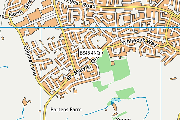 BS48 4NQ map - OS VectorMap District (Ordnance Survey) BS48 4NQ map - OS VectorMap District (Ordnance Survey)