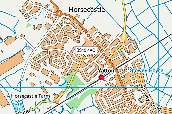 BS49 4AQ map - OS VectorMap District (Ordnance Survey) BS49 4AQ map - OS VectorMap District (Ordnance Survey)