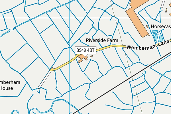 BS49 4BT map - OS VectorMap District (Ordnance Survey) BS49 4BT map - OS VectorMap District (Ordnance Survey)