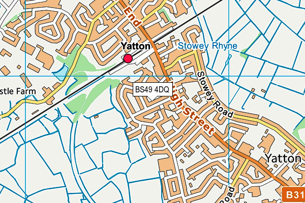 BS49 4DQ map - OS VectorMap District (Ordnance Survey) BS49 4DQ map - OS VectorMap District (Ordnance Survey)