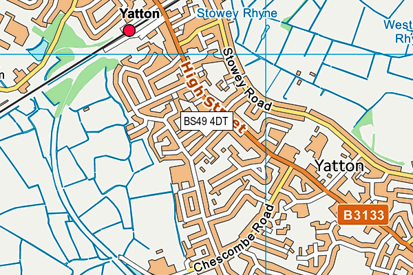 BS49 4DT map - OS VectorMap District (Ordnance Survey) BS49 4DT map - OS VectorMap District (Ordnance Survey)