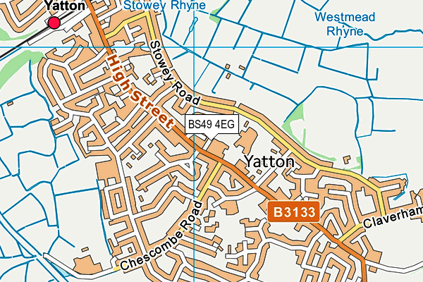 BS49 4EG map - OS VectorMap District (Ordnance Survey) BS49 4EG map - OS VectorMap District (Ordnance Survey)