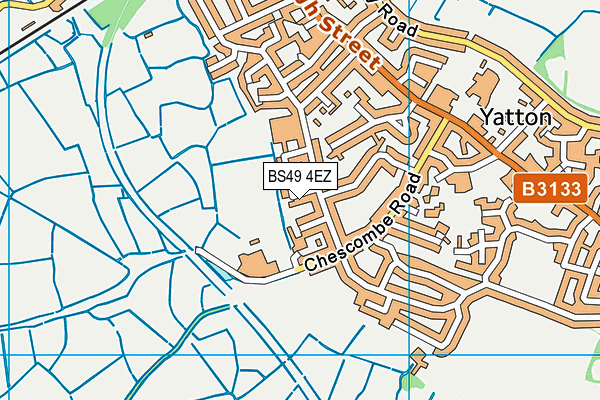 BS49 4EZ map - OS VectorMap District (Ordnance Survey) BS49 4EZ map - OS VectorMap District (Ordnance Survey)