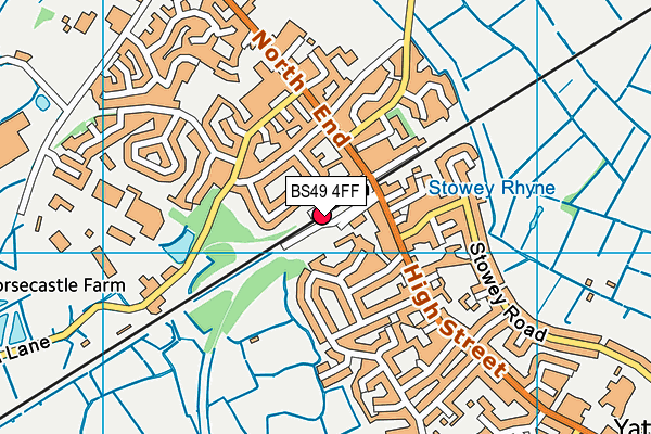 BS49 4FF map - OS VectorMap District (Ordnance Survey) BS49 4FF map - OS VectorMap District (Ordnance Survey)
