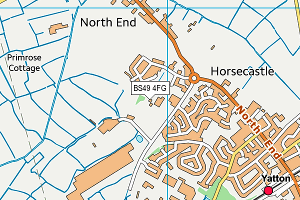 BS49 4FG map - OS VectorMap District (Ordnance Survey) BS49 4FG map - OS VectorMap District (Ordnance Survey)