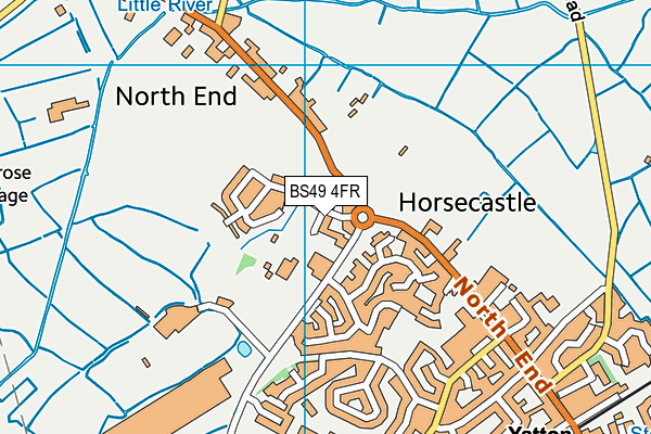 BS49 4FR map - OS VectorMap District (Ordnance Survey) BS49 4FR map - OS VectorMap District (Ordnance Survey)