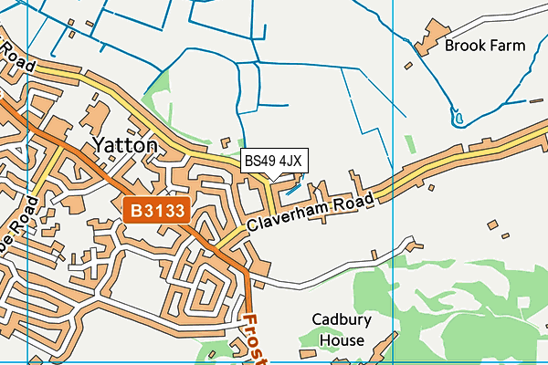 BS49 4JX map - OS VectorMap District (Ordnance Survey) BS49 4JX map - OS VectorMap District (Ordnance Survey)