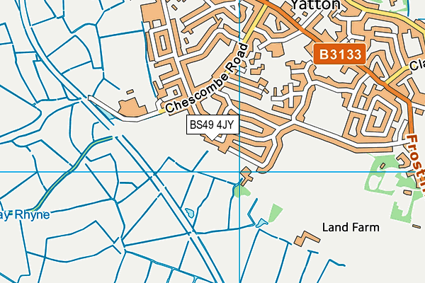 BS49 4JY map - OS VectorMap District (Ordnance Survey) BS49 4JY map - OS VectorMap District (Ordnance Survey)